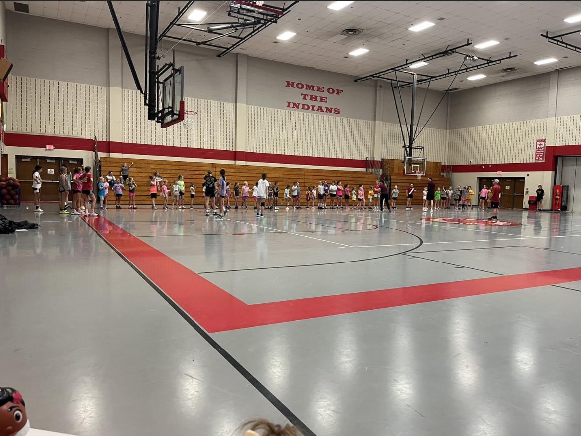 Had a great first day of camp! Excited for rest of the week! Keep working girls!