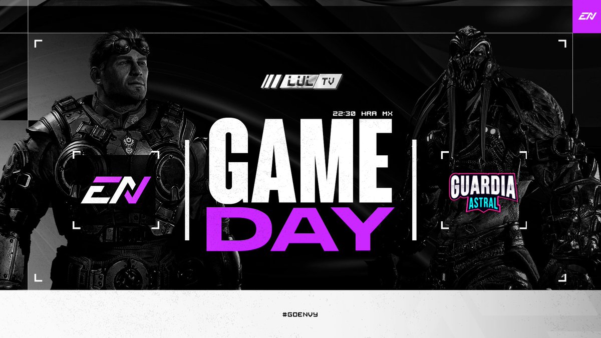 ⚙️Tenemos actividad en <a href="/LigasUnidas/">Ligas Unidas de Latinoamerica</a> ⚙️

🆚<a href="/LaGuardiaAstral/">Guardia Astral</a>
🕗 22:30 Hrs Mx
📡twitch.tv/ligasunidas

🟣Vamos por esa victoria🟣
🔱<a href="/NeroMarinero/">Envy Nero</a> 
🔱<a href="/vToxicD/">Is Toxiq 🎮</a> 
🔱@TH_Mclovin 
🔱<a href="/LASTSSJ/">JLast_</a> 
🔱<a href="/ChronossMT/">Envy Montiel 👑</a> 

#Unstoppables
#EnvySZN
#GoEnvy