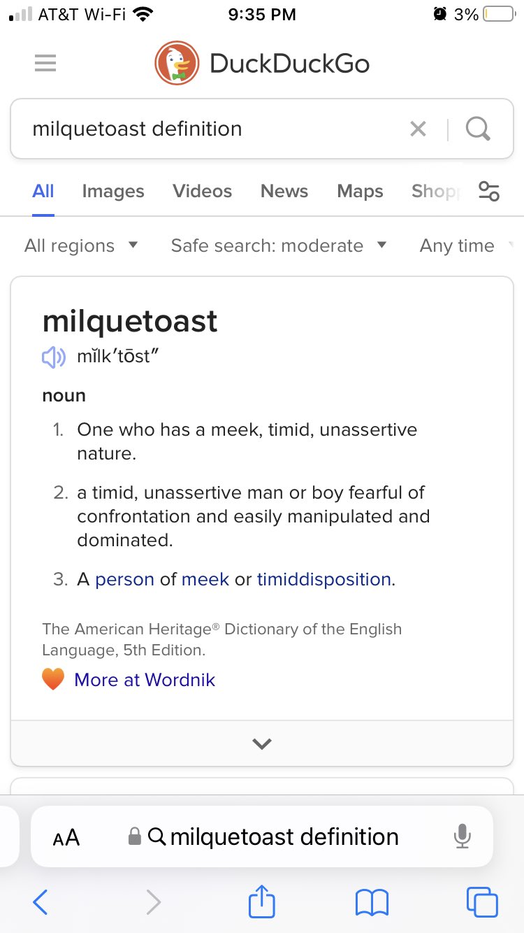 Brittney Hopper on Twitter "Breaking911 What does milk toast mean