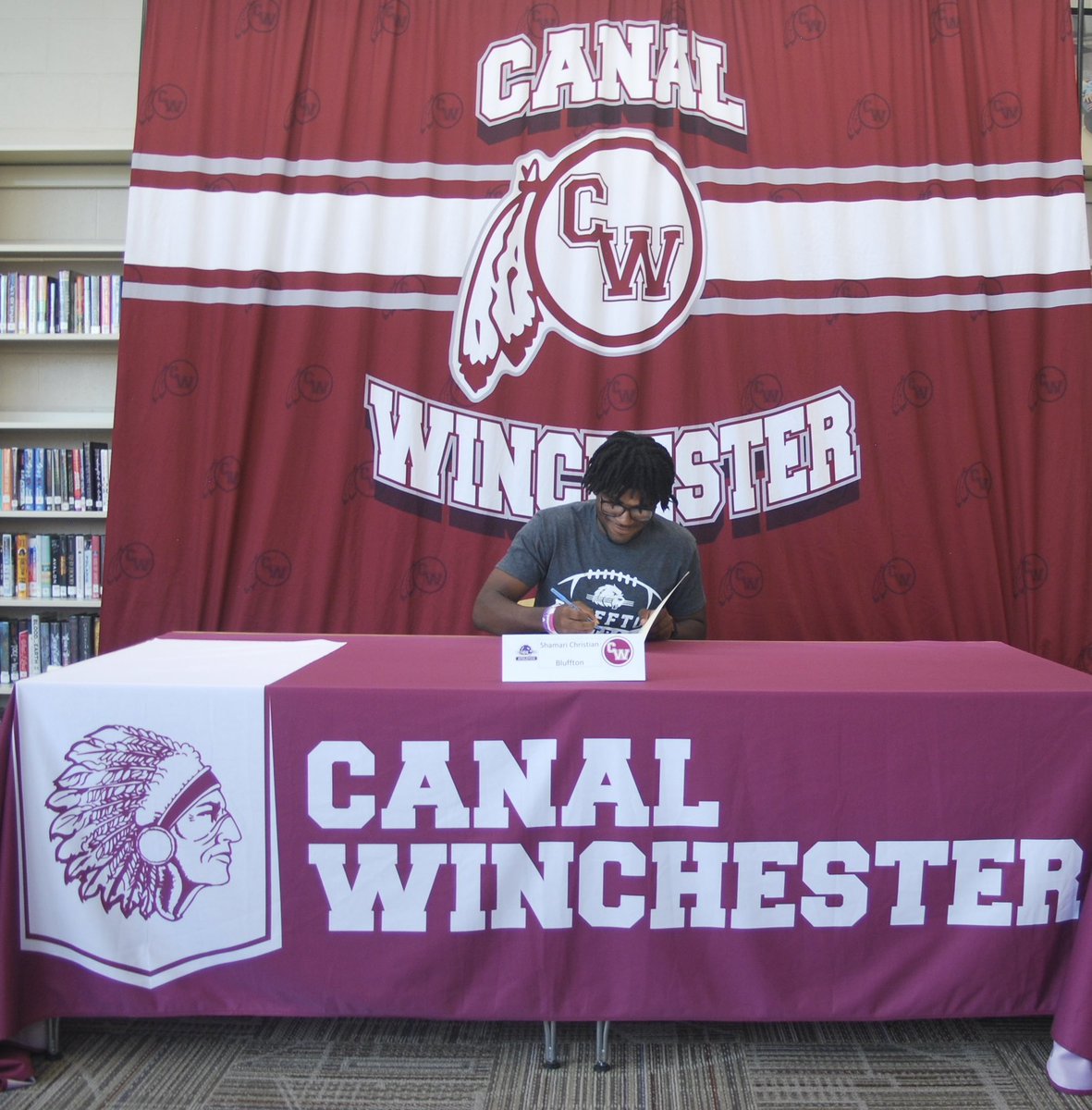 ShamariChristi1's tweet photo. Thank you @cwtouchdownclub for hosting my signing day today. @DavonteCourtney @RobertoKendric https://t.co/Gp65iLYWAg