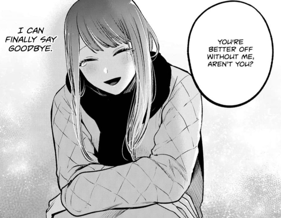 oshi no ko manga spoilers

what bugs me about chapter 78 is that akane was ready to leave aqua's life of her own volition, but then aqua decided to keep her by his side for selfish reasons - akane deserves better!