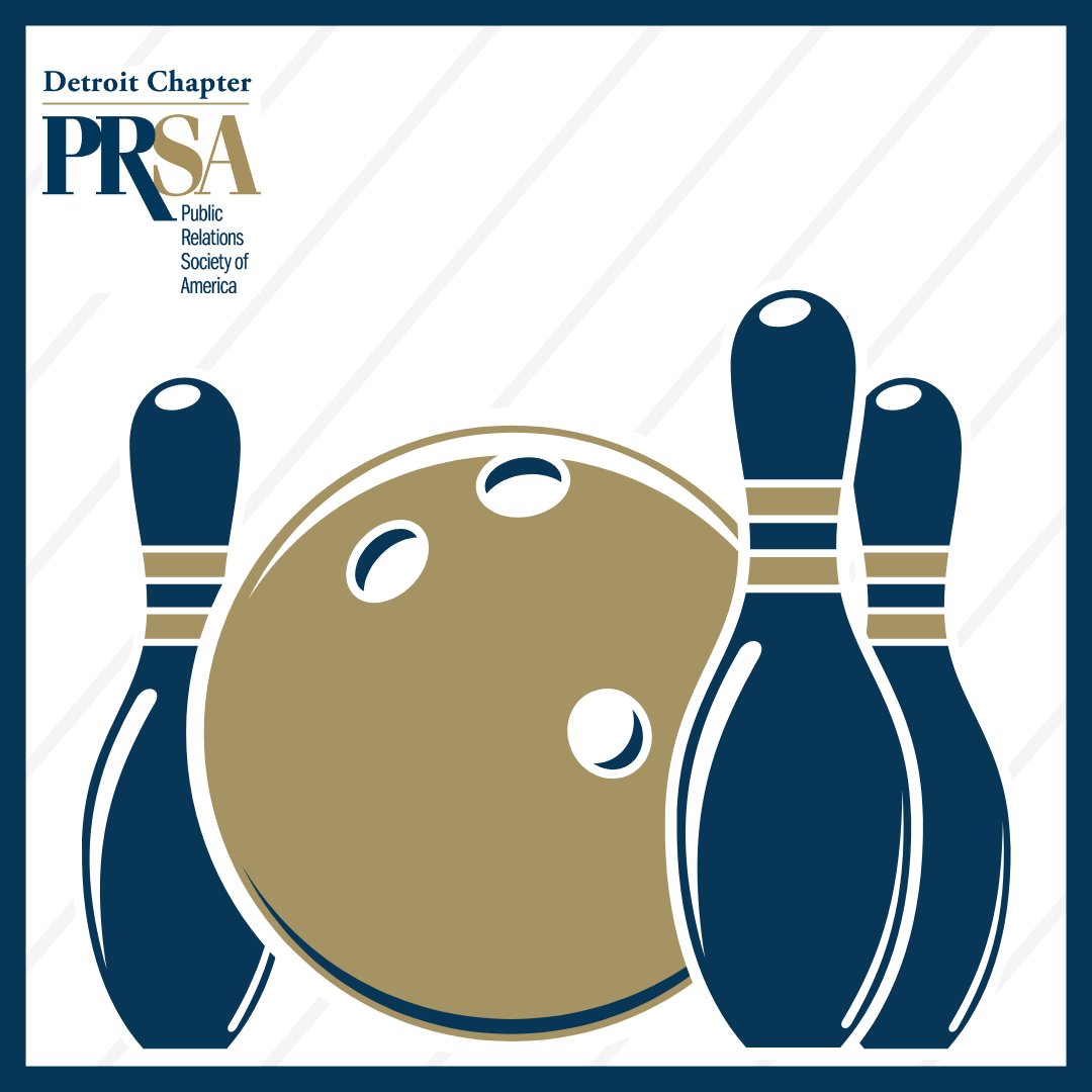 PRSADetroit's tweet photo. 🚨ONLY 2 WEEKS AWAY! Looking to have a great time while supporting the next generation of PR professionals? 

Join us on June 13 at 6 p.m. at Universal Lanes in Warren for our Strikes for Scholarships fundraiser.🎳

Register now → https://t.co/iBl6SrlNdM https://t.co/RzlW5m1SU4