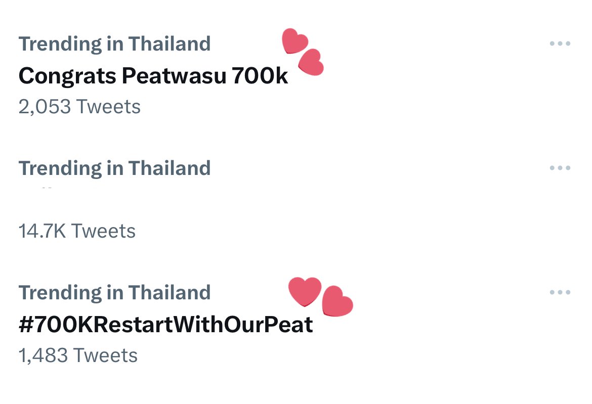 เข้าทั้งแท็กทั้งคีย์เวิร์ด ลูกเรือเก่งเมิ่ก! 💙

Congrats Peatwasu 700K 
#700KRestartWithOurPeat 
@peatwasu