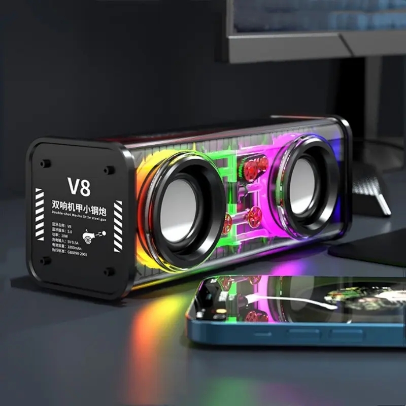 SunskyOnline's tweet image. V8 Transparent TWS Bluetooth Speaker
✅Bluetooth 5.0 version
✅10W high-power dual speakers
✅Colorful phantom streamer
Shop Item #: EDA004713301A
Shop Now👉mtw.so/6nD8WN
#Loudspeaker #MusicPlayer #OutdoorSpeaker