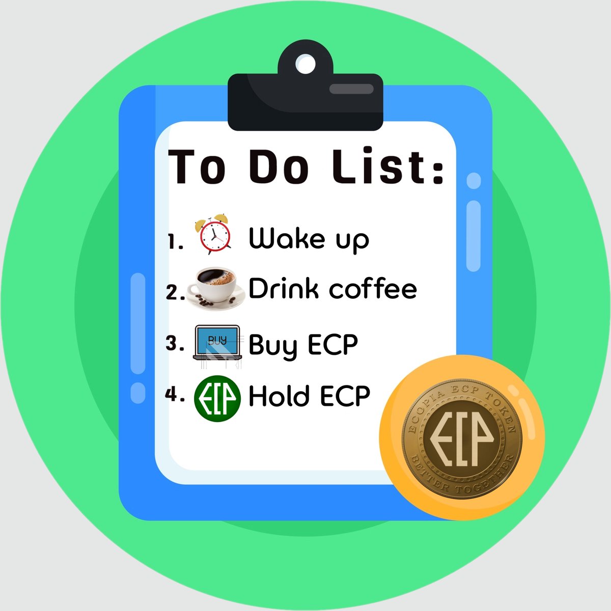 EcopiaInfo's tweet photo. This weekend's To-Do List:
What is your To-Do LIST tonight?📄

Before going to sleep tonight, don't forget to purchase #ECP. Again, please remember #ECP

#ECP to the moon!🚀🚀🚀🚀🚀🚀

#Ecopia #Reward #BSC #BNB #PancakeSwap https://t.co/ubneqI1Eya