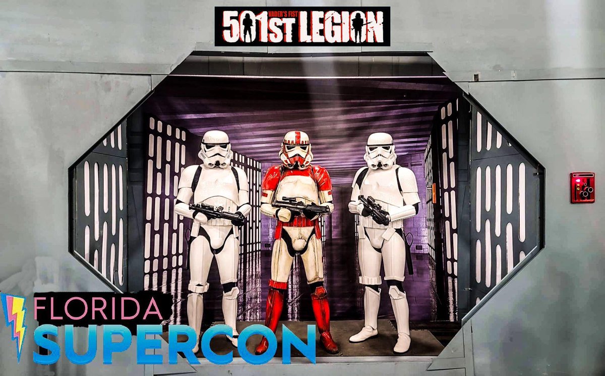 We are excited to be at the Florida Supercon 2023 this year. Are you too? Come and see us at the Miami Beach Convention Center from June 30 - July 2.

Follow us instagram.com/everglades_squ… 

#501st #501stlegion #starwars #stromtrooper #stormtroopers #evergladessquad #floridagarrison