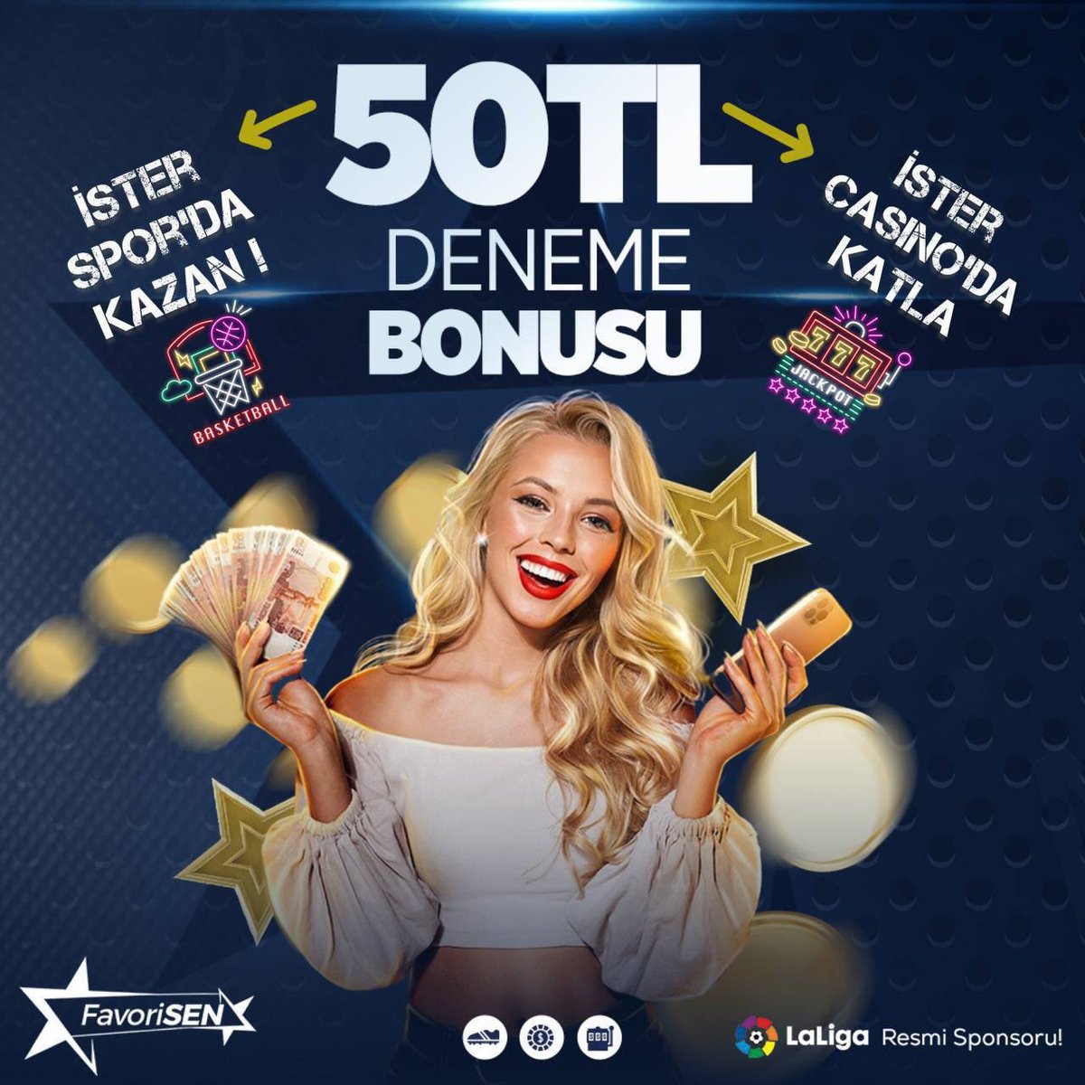 Yılın Son Bombası Favorisen den ! 💣 

50₺ DENEME BONUSU ! 🤤😱

İster Casino🎰 İster Spor⚽️

📲 #Favorisen Uye ol: favorisen2.net/affiliates/?bt…

 #BONUS #bonusclub #tahmin #canlimacizle #canliyayin #casino #denemebonusu #sahabet #onwın #tipobet365 #Betvole #betturkey #BetAsus #BTC