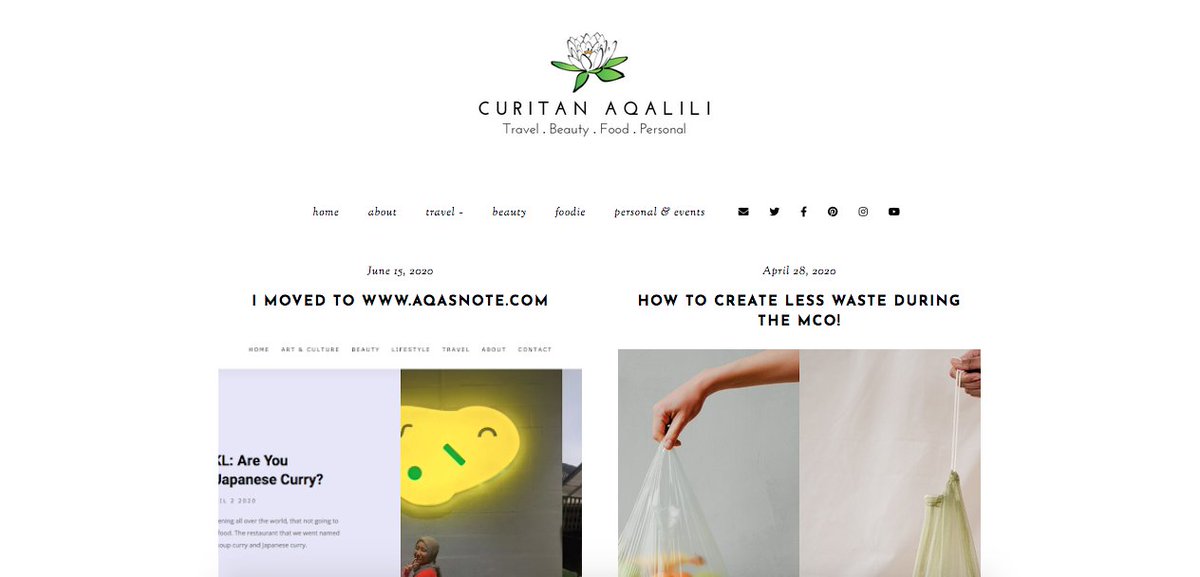 aqaliliazizan's tweet photo. When I got retrenched due to the pandemic, it was tough.
So, I decided to rebrand my blog and moved to a better platform. Plan to go full-throttle!
I was a blogger user before, but start using WordPress in 2017 (for my first job).
#LiliBlogTips https://t.co/xTJTS70Dh0