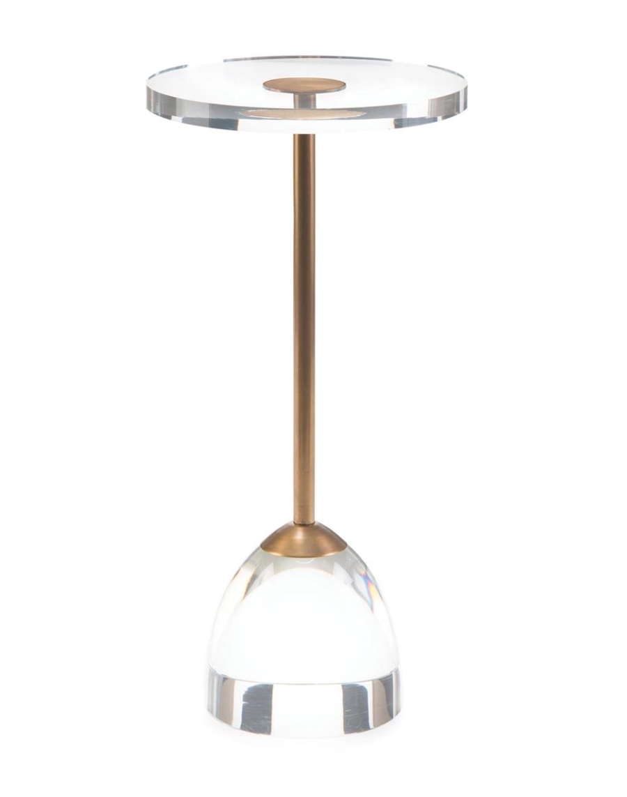 Thank you Florida Design-Miami Edition for featuring us in your Summer Issue! By skillfully utilizing brass and acrylic, artist Mark McDowell has created an exquisite design in the form of the Martini side table. <a href="/FLDesignMag/">Florida Design</a> #johnrichard #decor #luxurydesign #dreamhome #table