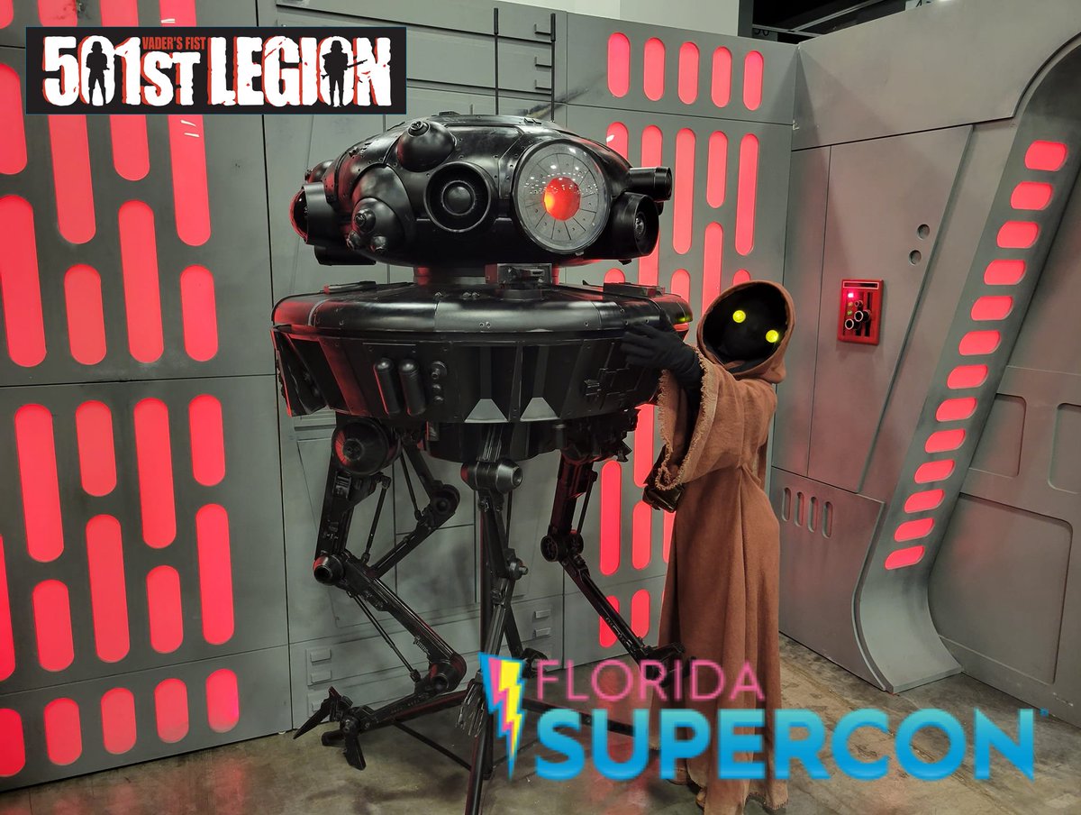 Jawas everywhere, no droids are safe at the Florida Supercon 2023 this year. Wanna see them? Come and see us at the Miami Beach Convention Center from June 30 - July 2.

Follow us instagram.com/everglades_squ…

#501st #501stlegion #starwars #jawas #evergladessquad #floridagarrison