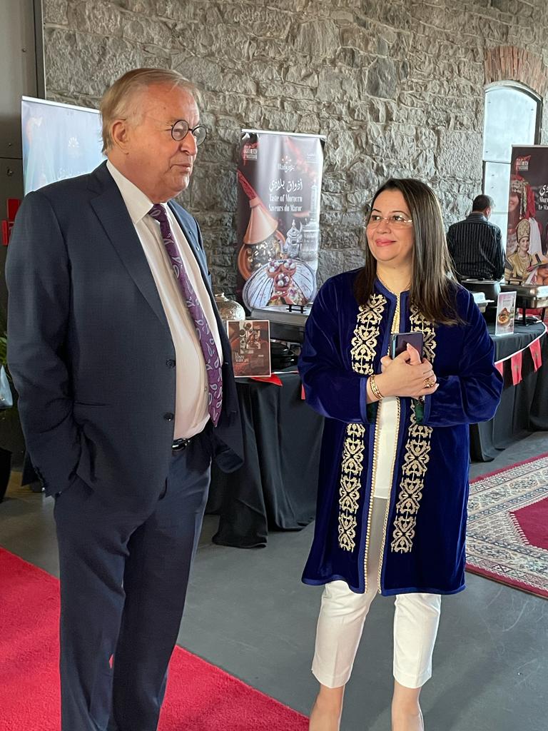 DarAlmaghrib's tweet photo. Une occasion pour présenter la Vision du Maroc en Afrique, sous le leadership éclairé de Sa Majesté le Roi, Que Dieu l'Assiste, et le riche patrimoine culturel du 🇲🇦à travers sa gastronomie, sa musique, son artisanat et l'art de vivre marocain reconnu à l'échelle internationale. https://t.co/WSRO6xXfA1