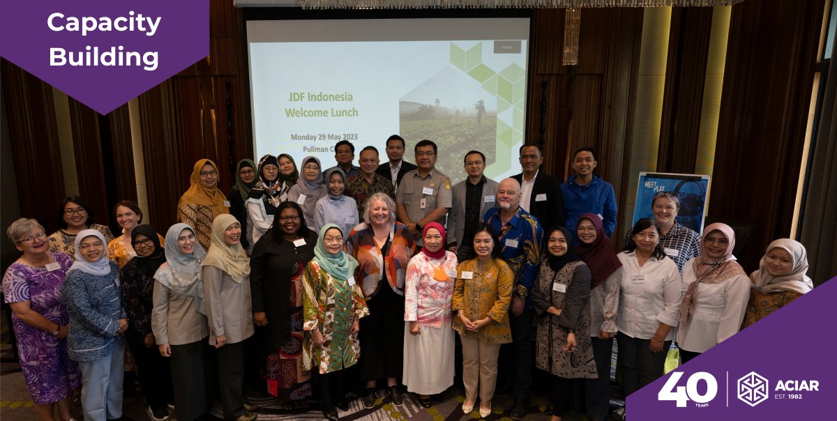 ACIAR (@aciaraustralia) on Twitter photo The John Dillon Fellowship program for the Indonesia cohort was launched today in Bogor, Indonesia.
Established in 2002, the Fellowship aims to support outstanding agricultural research.
Supported by #ACIAR and <a href="/UniNewEngland/">Uni of New England</a>
Find out more: bit.ly/33WQ4m8 The John Dillon Fellowship program for the Indonesia cohort was launched today in Bogor, Indonesia.
Established in 2002, the Fellowship aims to support outstanding agricultural research.
Supported by #ACIAR and <a href="/UniNewEngland/">Uni of New England</a>
Find out more: bit.ly/33WQ4m8