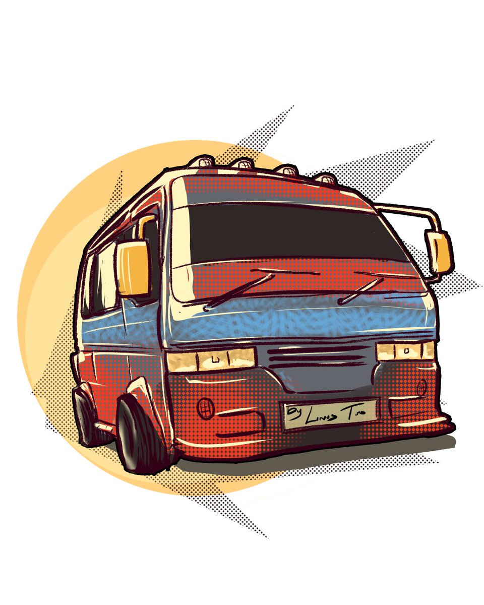 Day two ✌️of My 365 Art challenge…🖼️ Had to represent 🫡Matatu culture in the 254🇰🇪 #PortfolioDay #Kritaart #Matatu #DigitalArtist #tuesdayvibe #matatuculture