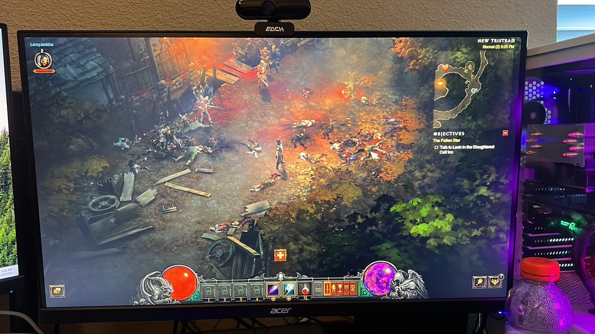 trickyricky_85's tweet photo. A little late to the party but I’m finally playing Diablo III thanks to @elvenage https://t.co/pw0tQfx5I7
