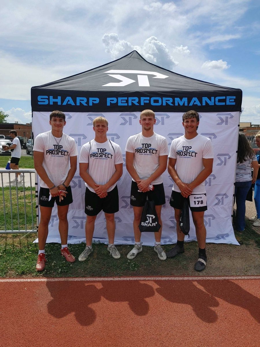 All four of these young men did great today <a href="/sharp_spelite/">Sharp Performance</a> combine!
<a href="/MaddoxSpray/">Maddox Spray</a> <a href="/Mattlj66/">Matthew Johnson</a> <a href="/BrackColton/">Colton Brack</a> <a href="/tkern51/">Trenton Kern</a>