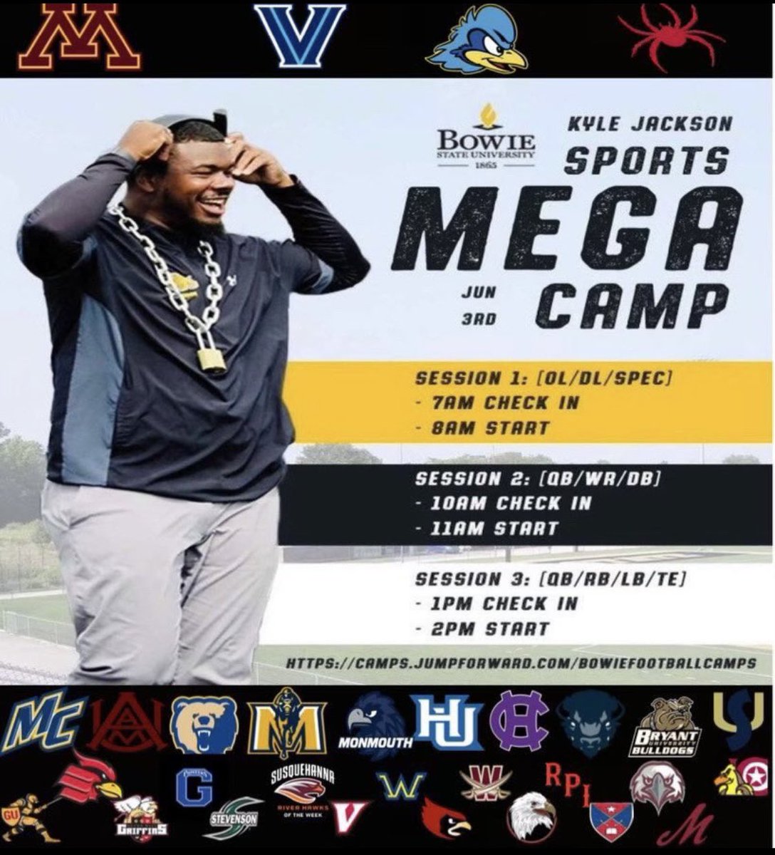 NicholasNgo15's tweet photo. I will be at Bowie State Mega Camp on June 3rd❗️ https://t.co/Q4ECYLlsSI