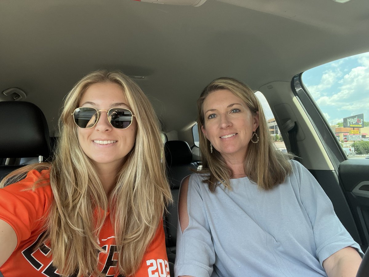 first of many summer softball road trips with momma!