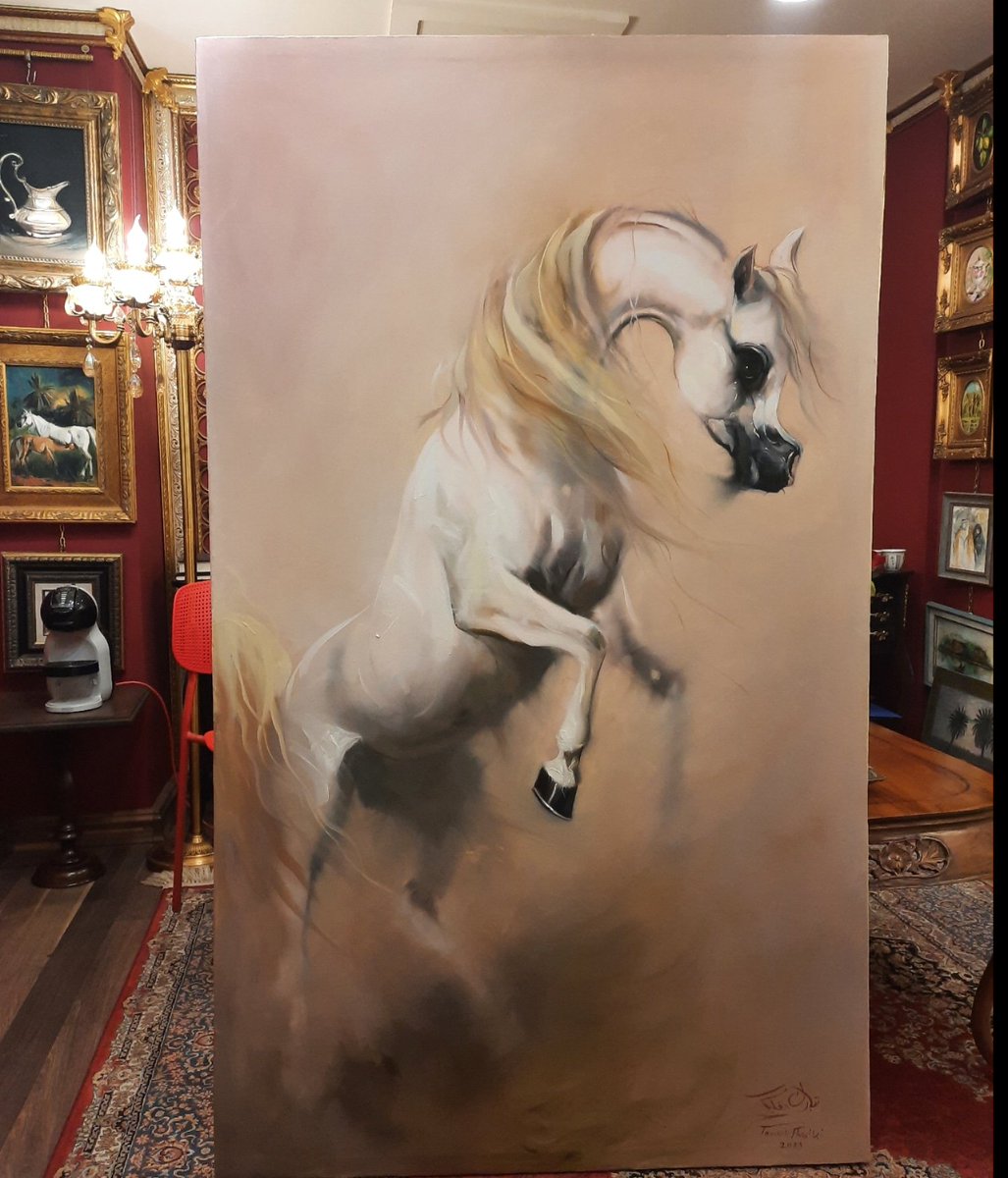 160X110 cm #خيول  #Horses