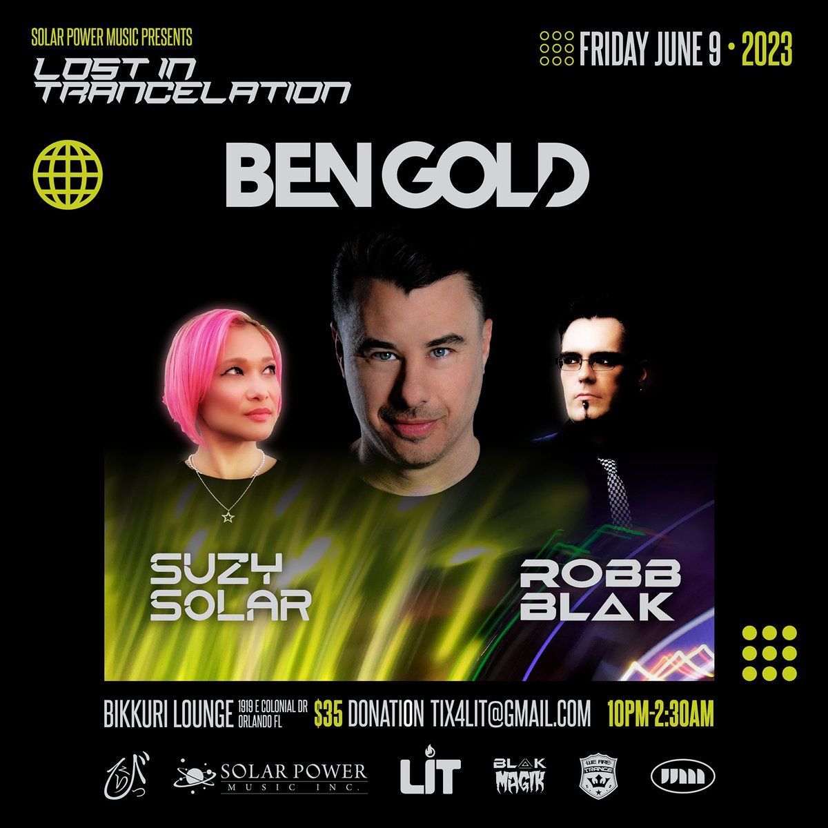 DjSuzySolar's tweet photo. Here's my next gigs:

June 9: https://t.co/CyxR0Kehvu 
"LiT" Bikkuri Lounge Orlando w/ Ben Gold, @DJRobbBlak

June 10: https://t.co/5BGCiYoChD 
John's Pass Ultra Lounge, Maderia Beach w/
@BenGoldMusic @DjPaulSantana 

June 17: https://t.co/XudRO1Ghxs I'll be playing Psytrance! https://t.co/rCSb0lqtbw