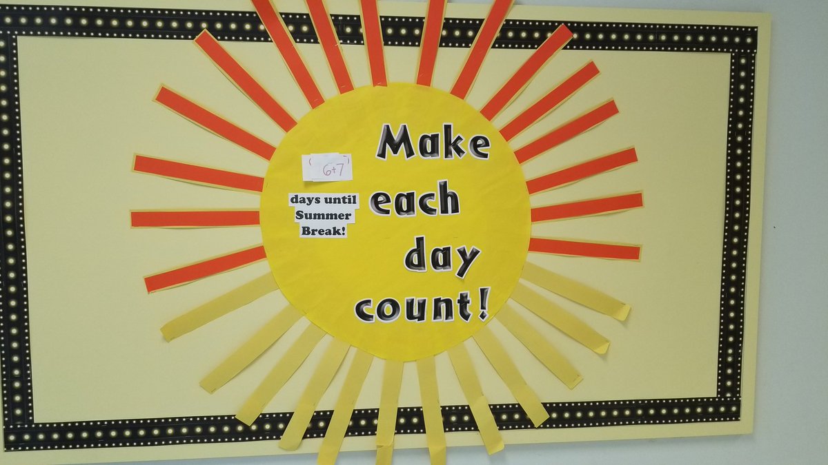 Making each day count as we count down to summer! 💛💙🐯<a href="/TerraCentreES/">TerraCentreES</a>