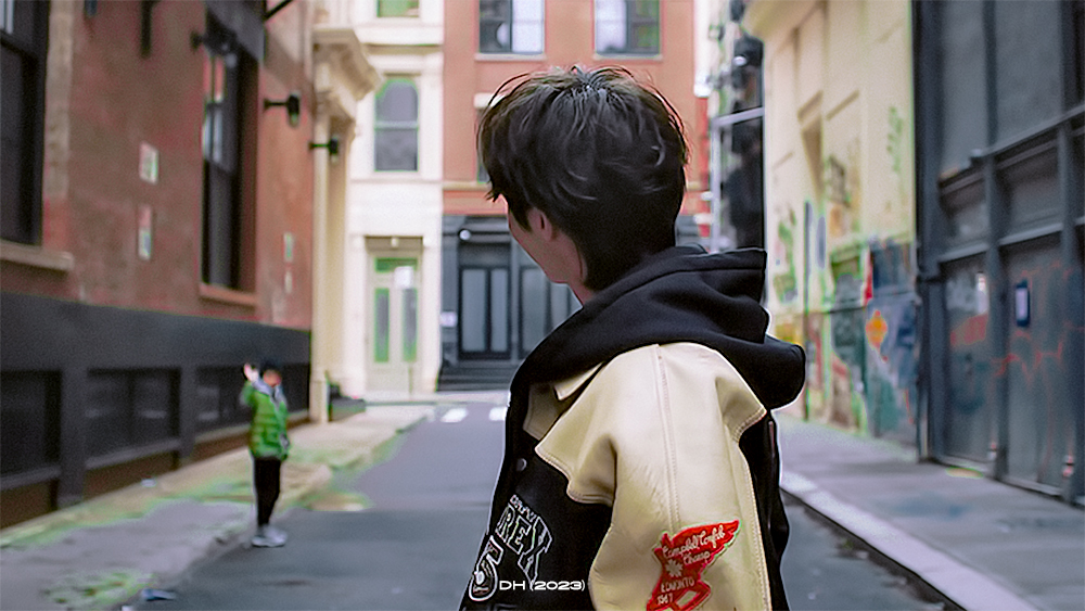 218DH's tweet image. still on the street with you 💚#호석