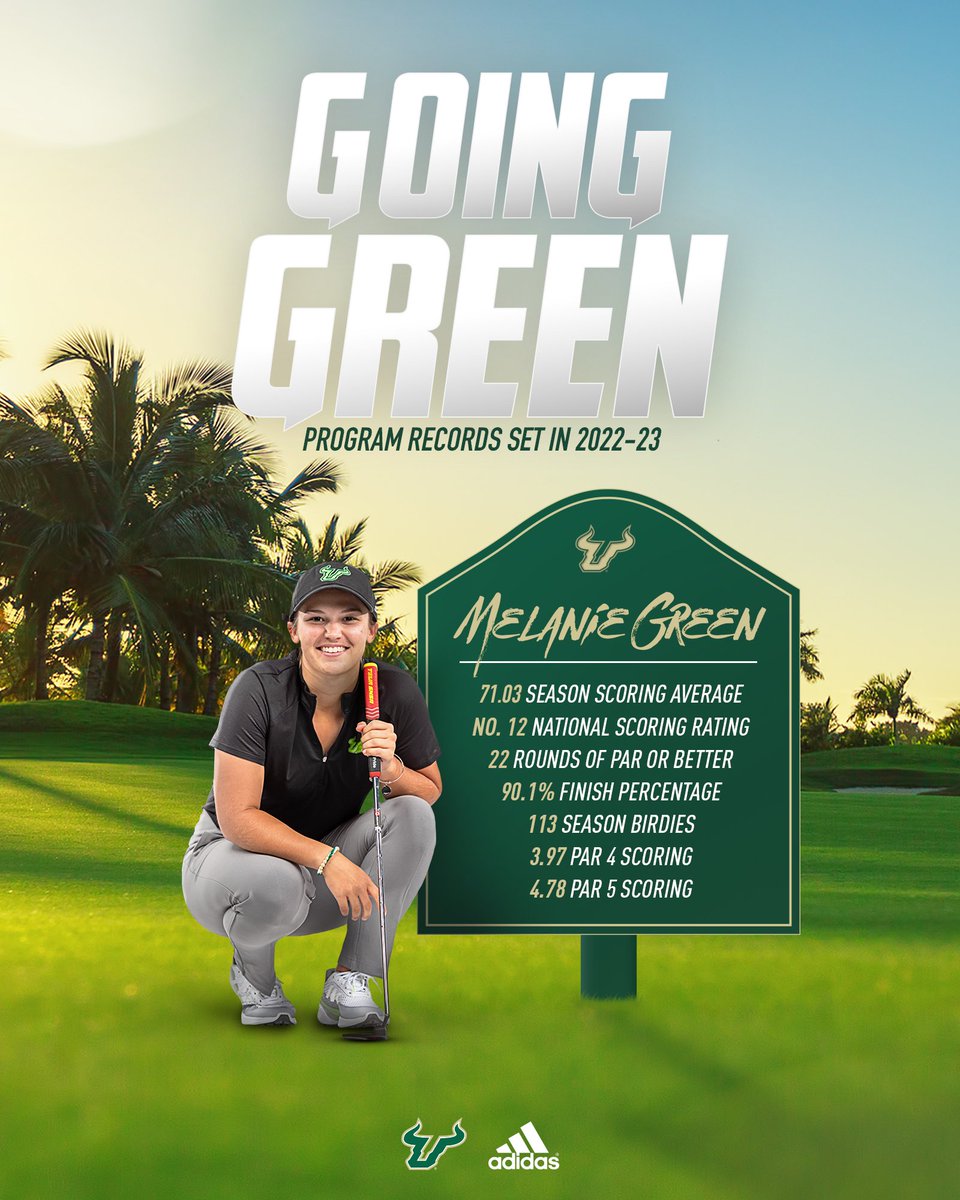 Bulls’ <a href="/melaniegreenusf/">Melanie Green</a> Named to WGCA Division I All-American Honorable Mention Team! 📝bit.ly/3oCQaJU

#HornsUp 🤘