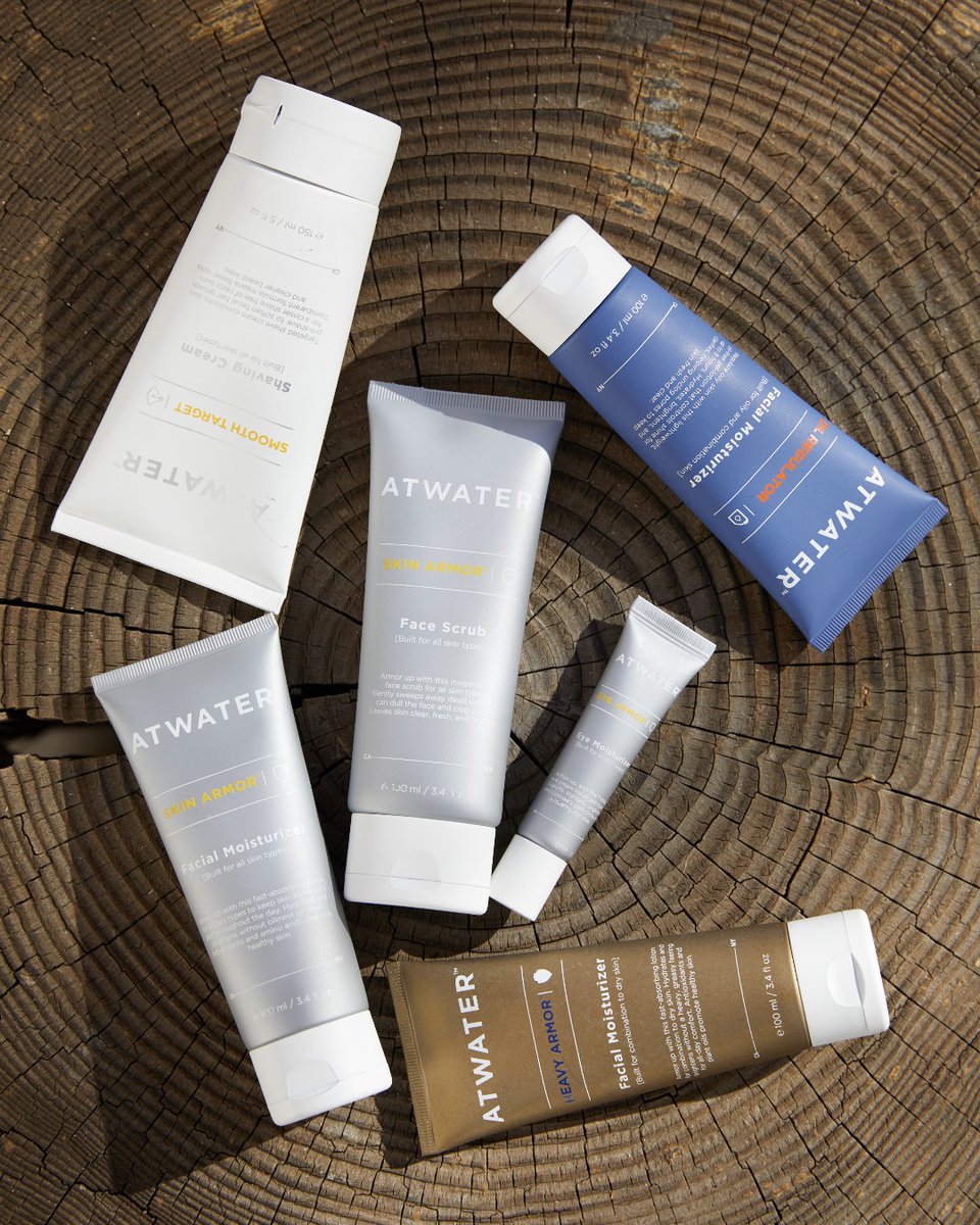 Our range of non-toxic, cleanly formulated products are customized to suit your skin type!

Whether you've got dry, normal, oily or combination skin, an ATWATER regimen is simple, effective – and built for you. Not sure of your skin type? Click here:

atwaterskin.com/pages/skin-quiz