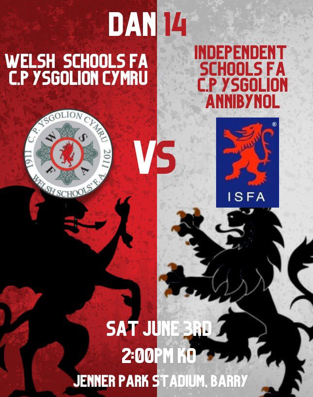 𝙏𝙒𝙊 𝙂𝘼𝙈𝙀𝙎 - 𝙁𝙍𝙀𝙀 𝙀𝙉𝙏𝙍𝙔!!
Come support our U14 &amp; U16 Girls as they take on <a href="/isfafootball/">ISFA</a> at <a href="/JennerPark3G/">Jenner Park</a> 🏴󠁧󠁢󠁷󠁬󠁳󠁿🏴󠁧󠁢󠁥󠁮󠁧󠁿

Pob lwc Cymru!!