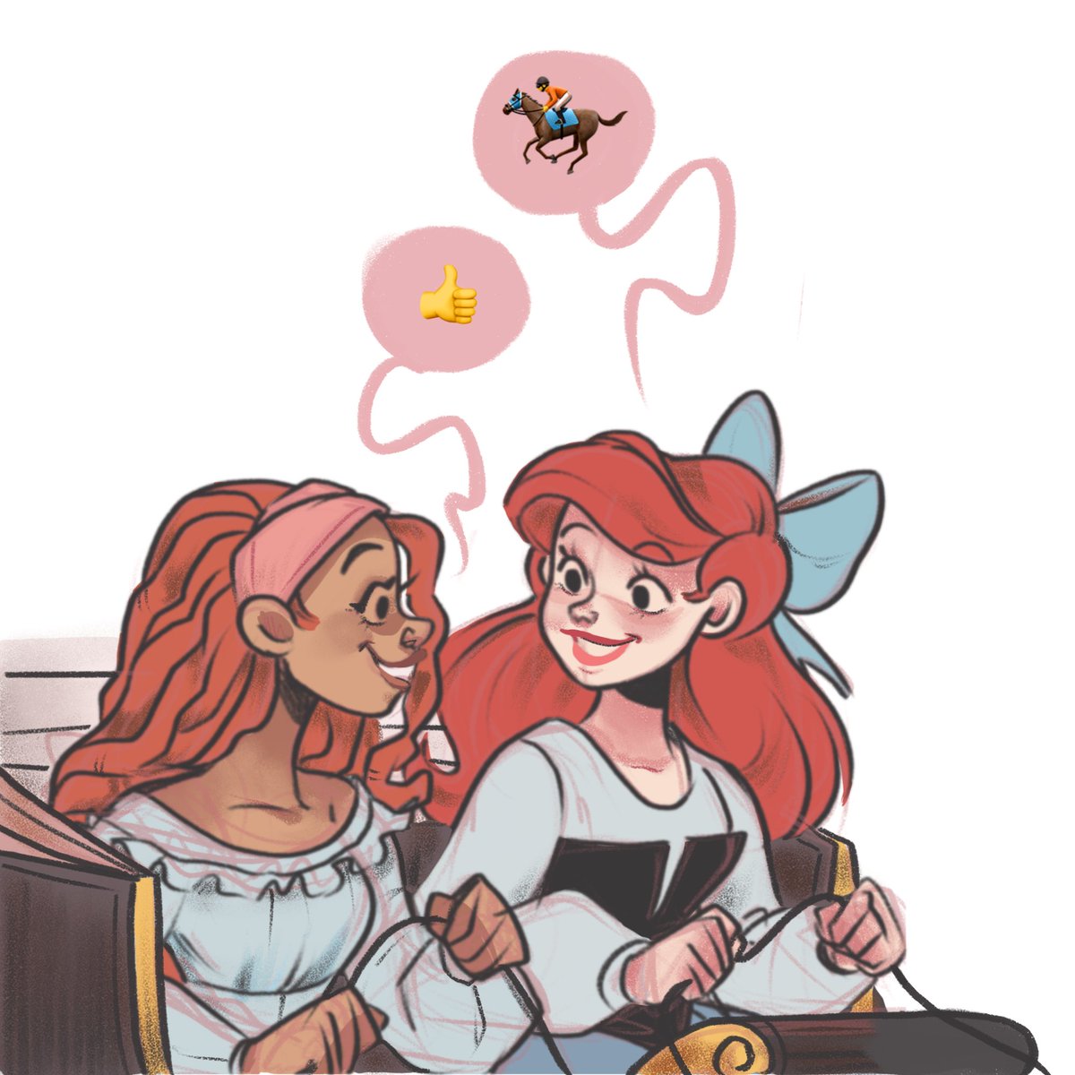 What are they *saying*? #THELITTLEMERMAID