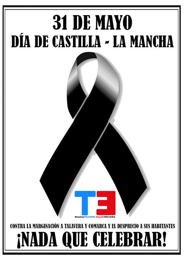 Talabricense's tweet photo. Talaveranos, inundemos mañana Twitter con esta imagen en los mensajes de Page, consejeros y demás gente que miente y denigra nuestras tierras. Ni un paso atrás. #DíadeCastillaLaMancha #NadaQueCelebrar #DiadeCLM #31deMayo #CortesRegionales #40AñosDeAbandono #Talavera https://t.co/Ok2okiGNq0