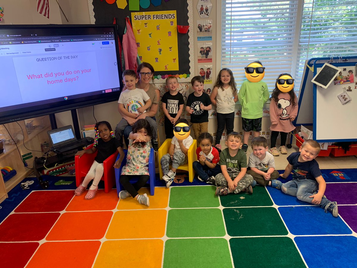 ms_rogo's tweet photo. Thank you to one of our awesome parents @Moso_k1687 for being our mystery 🕵🏻‍♀️ reader 📖 today! 

#CreativeCurriculum #EdTech #WakeletWave 🌊 #WhitingWildcats #WildcatCubs 🐯@Ms_AnnMarieM @MTSDNews @MTSDPreschool  @Shannon39266588 @TeachStrategies @WhitingWildcats https://t.co/JhqSpBcJG8