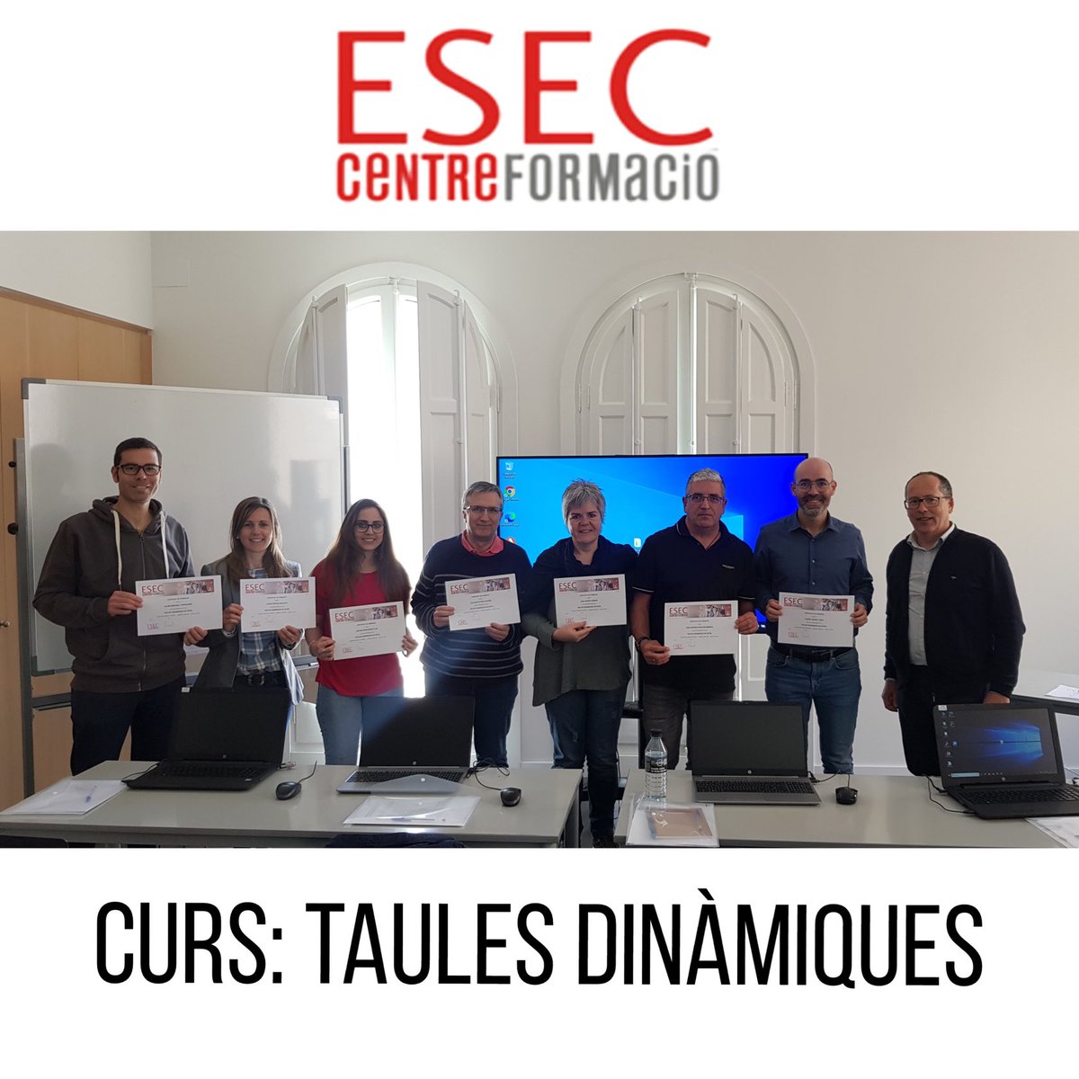ESEC_Formacio's tweet image. Alumnes d’@ESEC_Formacio amb el seu diploma de Taules Dinàmiques
Properes convocatòries curs 2023:
✅ 7 de juliol
✅ 29 de setembre
✅ 24 de novembre
Truca’ns per ampliar la informació 
9️⃣3️⃣7️⃣2️⃣7️⃣2️⃣7️⃣2️⃣7️⃣
#esecformació #taulesdinàmiques #tablasdinamicas #excel