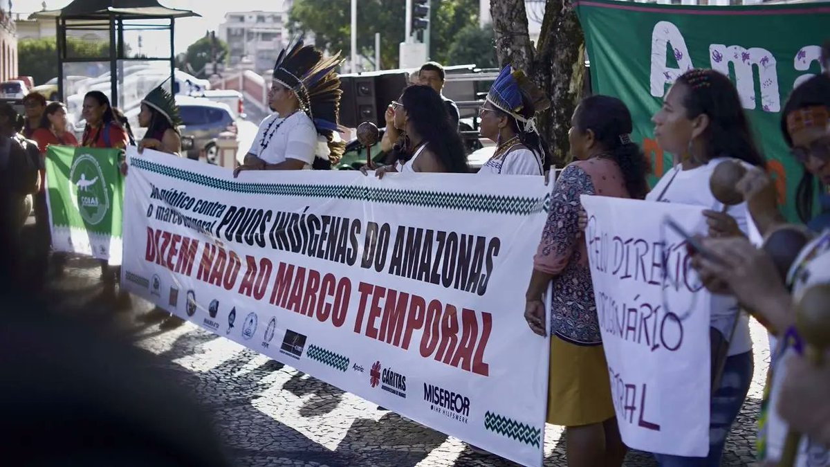 ApibOficial's tweet image. 🚨MANAUS CONTRA O PL490 🚨

Movimento indígena mobilizado na cidade de Manaus para dizer NÃO ao PL 490, que está em votação na @camaradeputados
Fotos: Rodrigo Duarte (CPA/MBRN)

#MarcoTemporalNÃO
#DemarcaçãoJá
#DemarcaçãoÉDemocracia
#Muitaterraprapoucofazendeiro
#IsoladosEmRisco