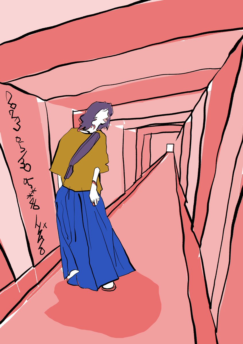 鳥居のトンネル。 https://t.co/NvjEyt6WpA