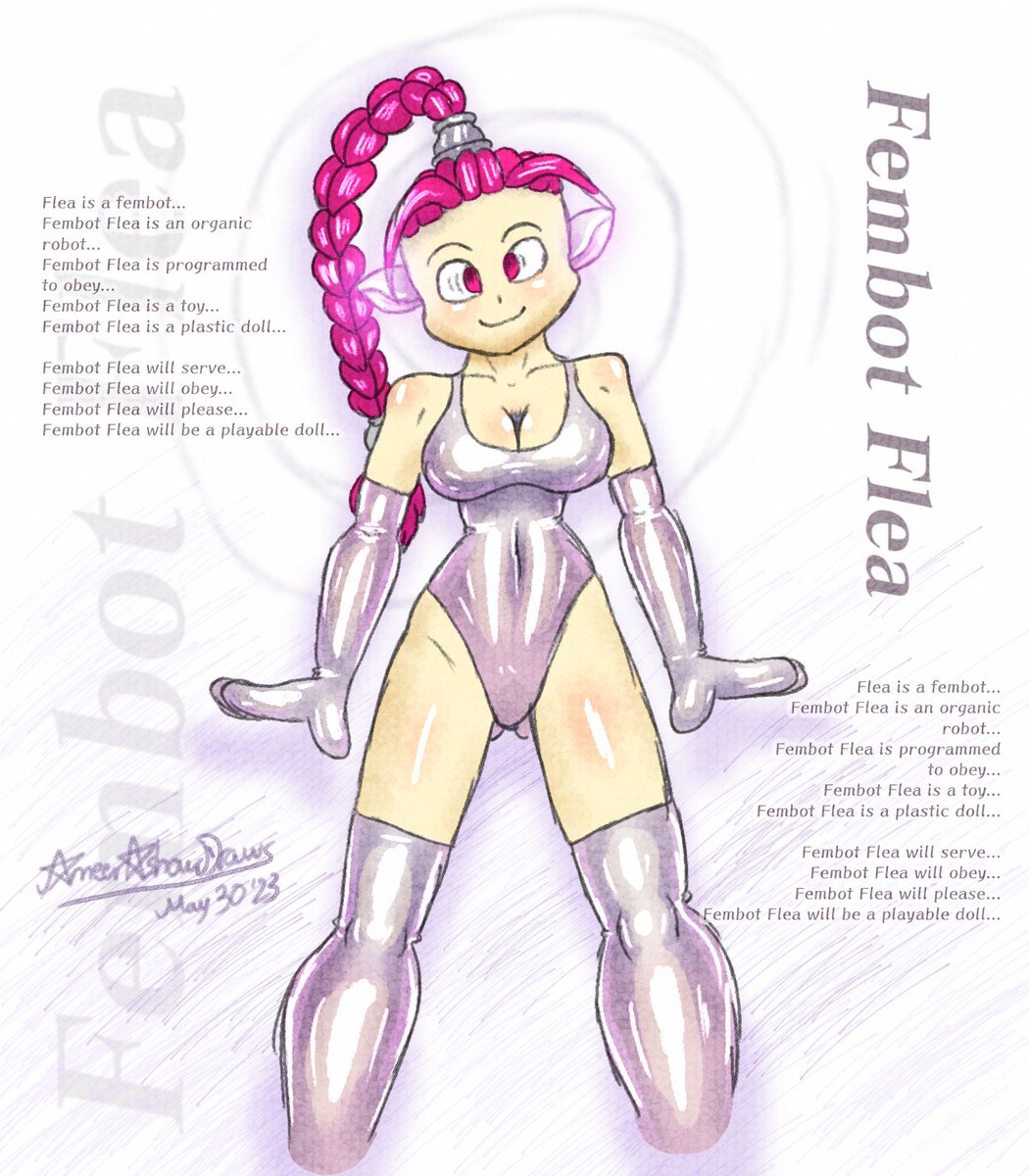 I was commissioned to draw a Flea from #ChronoTrigger... I got randomly motivated to draw a #fembot Flea after that. I know that I'm a bit stupid and that I often get motivated out of nothing at times heh
#hypnosis #sketch