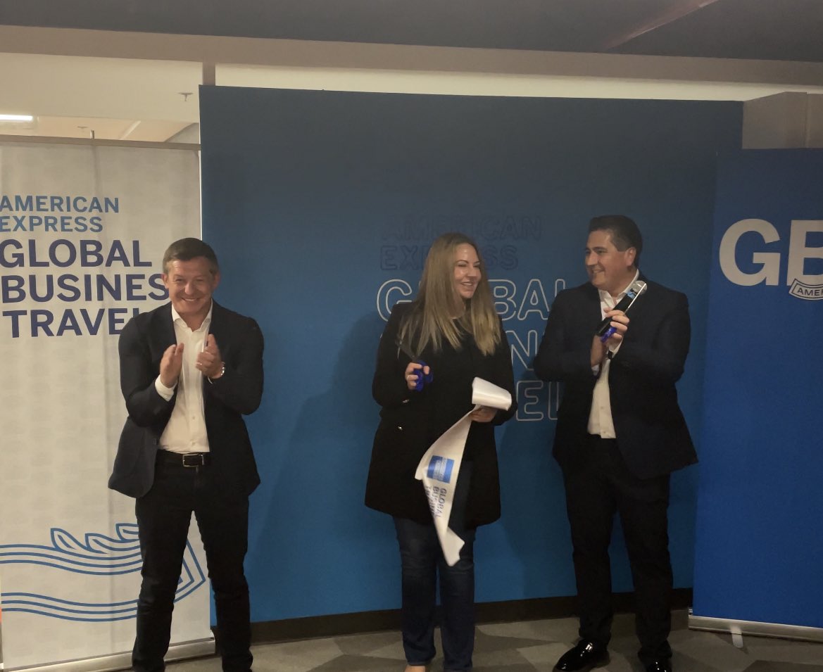 TuristampaNews's tweet photo. American Express Global Business Travel inauguró sus nuevas oficinas en la Ciudad de México, siendo los responsables del corte de listón, José Camarena, Jason Geall y Boriana Tchobanova.
#amexgbt #turistampa https://t.co/HKs39myTcq