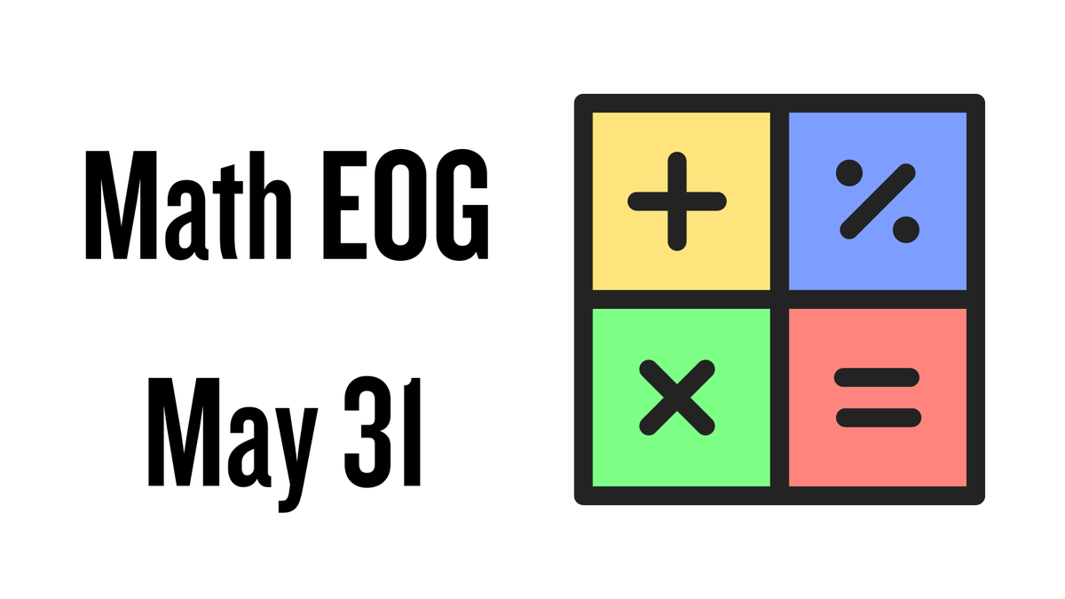 PiedmontMSNC's tweet photo. Tomorrow is math EOG day. Be sure to get some rest and eat a good breakfast, Panthers. You've got this! #PdMSRocks @aghoulihan @ucpsnc https://t.co/aMM8FWXdCy
