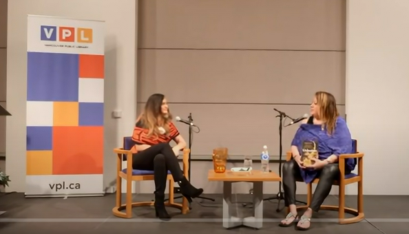 picardonhealth's tweet photo. A conversation with author @AngelaSterritt, author of the new book "Unbroken," and @APTNNews reporter @inthehouse7. https://t.co/4e7aHBeeAX via @VPL #Indigenous #MMIWG #reconciliation https://t.co/QbEQhPUJ2q