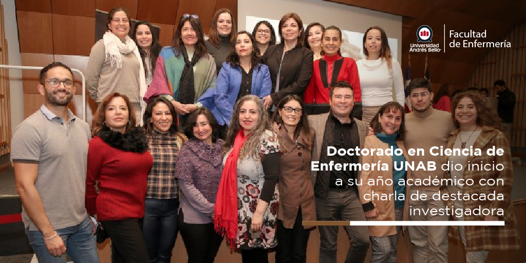 docenferUNAB's tweet photo. Autoridades y docentes de las distintas unidades académicas de la Facultad de Enfermería de la @uandresbello dieron inicio el martes pasado al año académico del Doctorado en Ciencia de Enfermería UNAB. 

Más info👉📲 https://t.co/J6my3tAjsv 

#LaUNABsomostodosytodas #UNAB https://t.co/jiqxNEdGbG