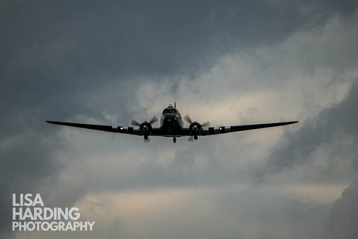 The BBMF Dakota in dramatic skies #FromTheArchive