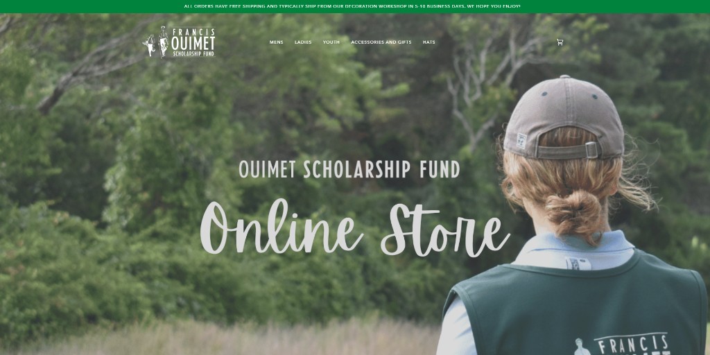 We are excited to announce the launch of our new merchandise store! Browse customizable apparel and accessories for the whole family you can sport on and off the course this season. 

ouimet.teecommerce.shop

#ouimetfund #francisouimet #magolf #golfapparel