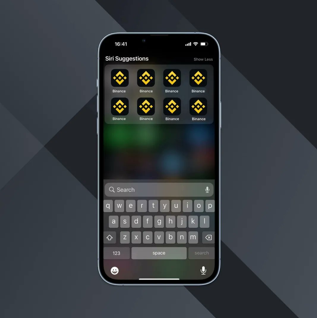 binance's tweet photo. Siri knows me so well. https://t.co/hFBJgacQym
