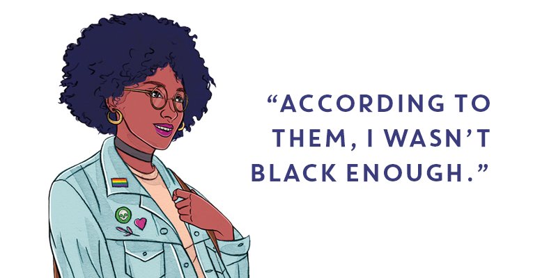 "Being black" is a political disposition. No one ever says these days that your skin ain't black enough to be black. Heck, even Meghan Markle is dark enough to be black if her politics remain acceptable.

But who you vote for, or whether you are for racial reparations or not can