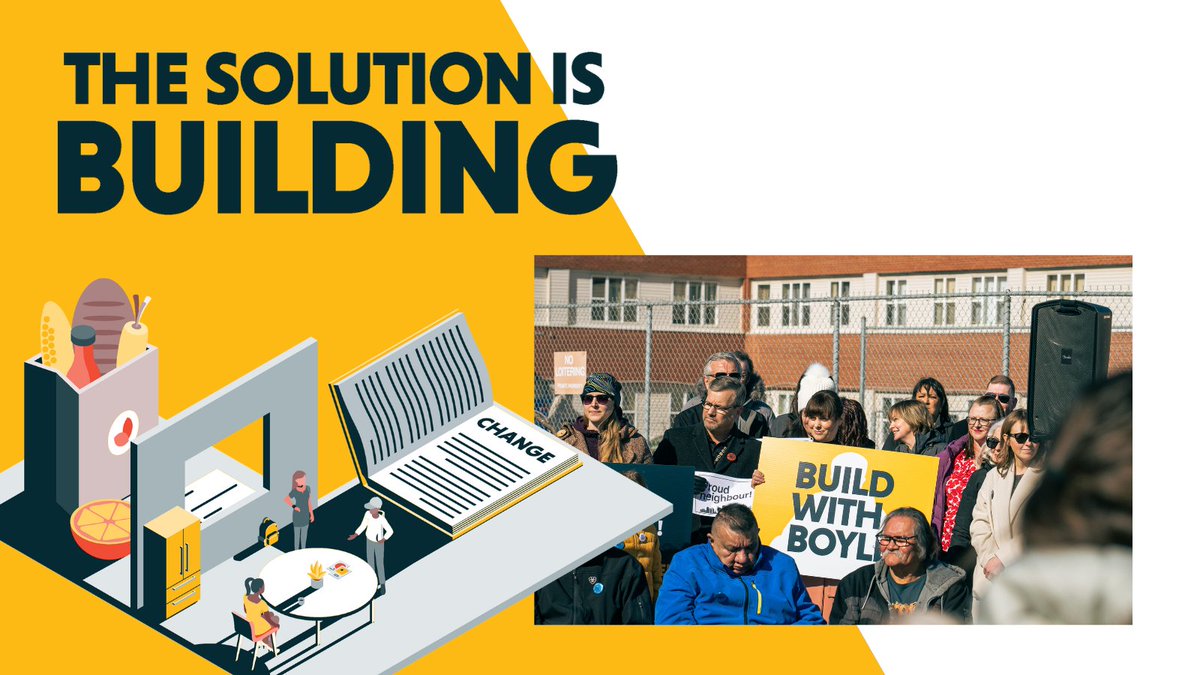 BoyleStreet's tweet photo. okimaw peyesew kamik (King Thunderbird Centre) is an act of reconciliation, a community-centred solution that will help vulnerable Edmontonians break cycles of poverty and homelessness. Let’s build a solution and #BuildWithBoyle together – donate today: https://t.co/6AeIo8ZqB0 https://t.co/daQ1Epedj2