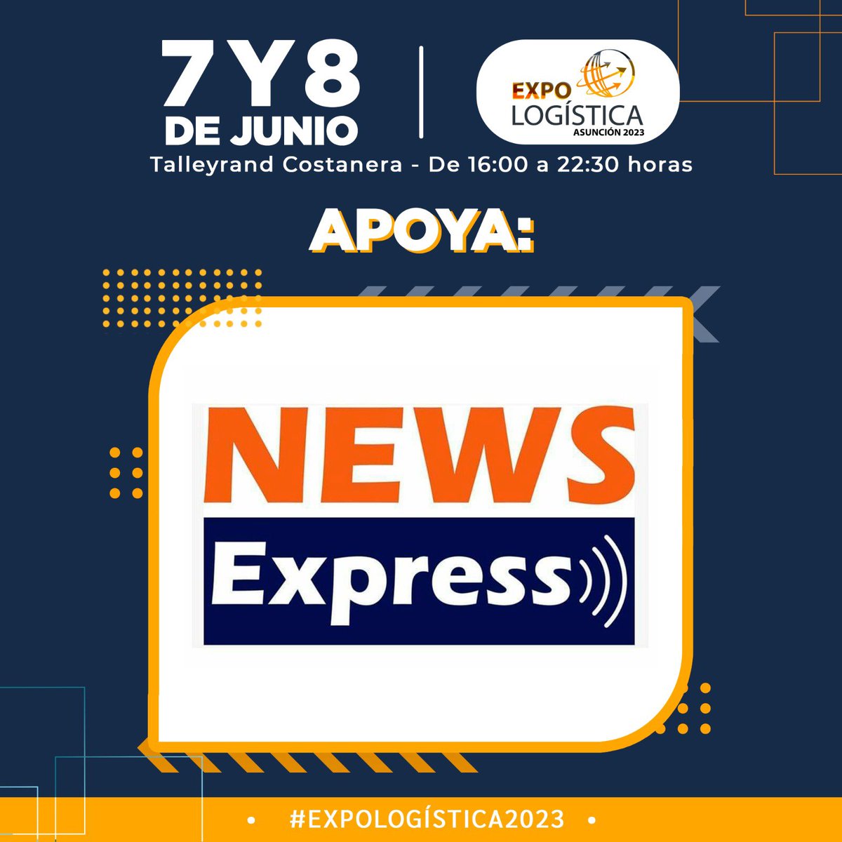 newsexpresspy's tweet photo. #ExpoLogísticaPy
#NewsExpressPy https://t.co/K0e6AmYlKe