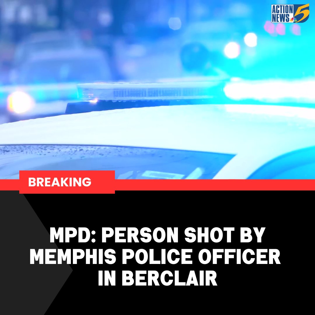 WMCActionNews5's tweet photo. The Memphis Police Department has confirmed that a person was shot by a Memphis police officer Tuesday afternoon. https://t.co/lYjXc9AWXk https://t.co/cb4M6BCht7