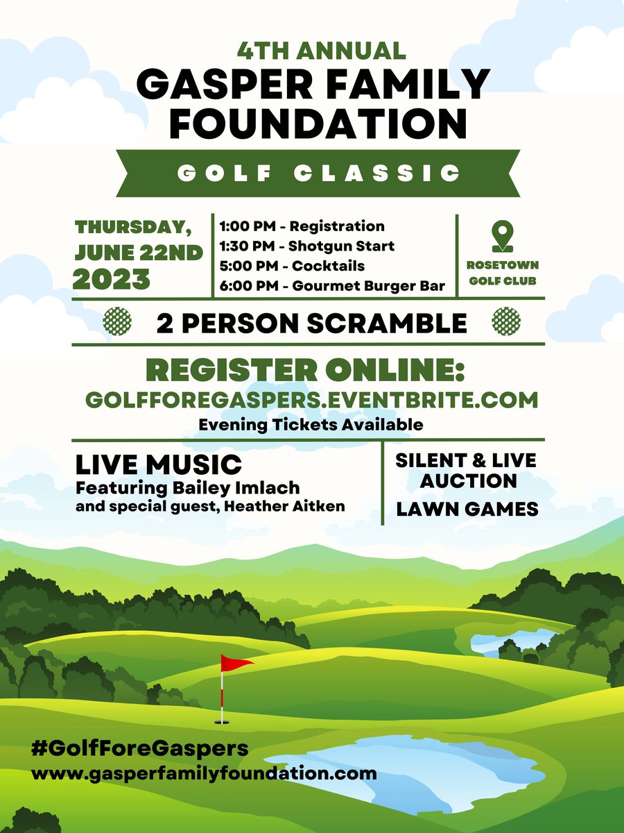Registration is now open!

golfforegaspers.eventbrite.com

#GolfForeGaspers