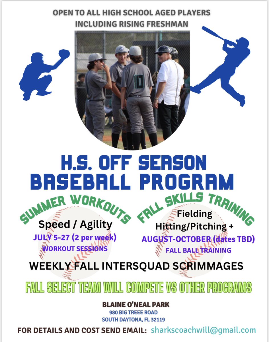 Attention area baseball players ⚾️🦈