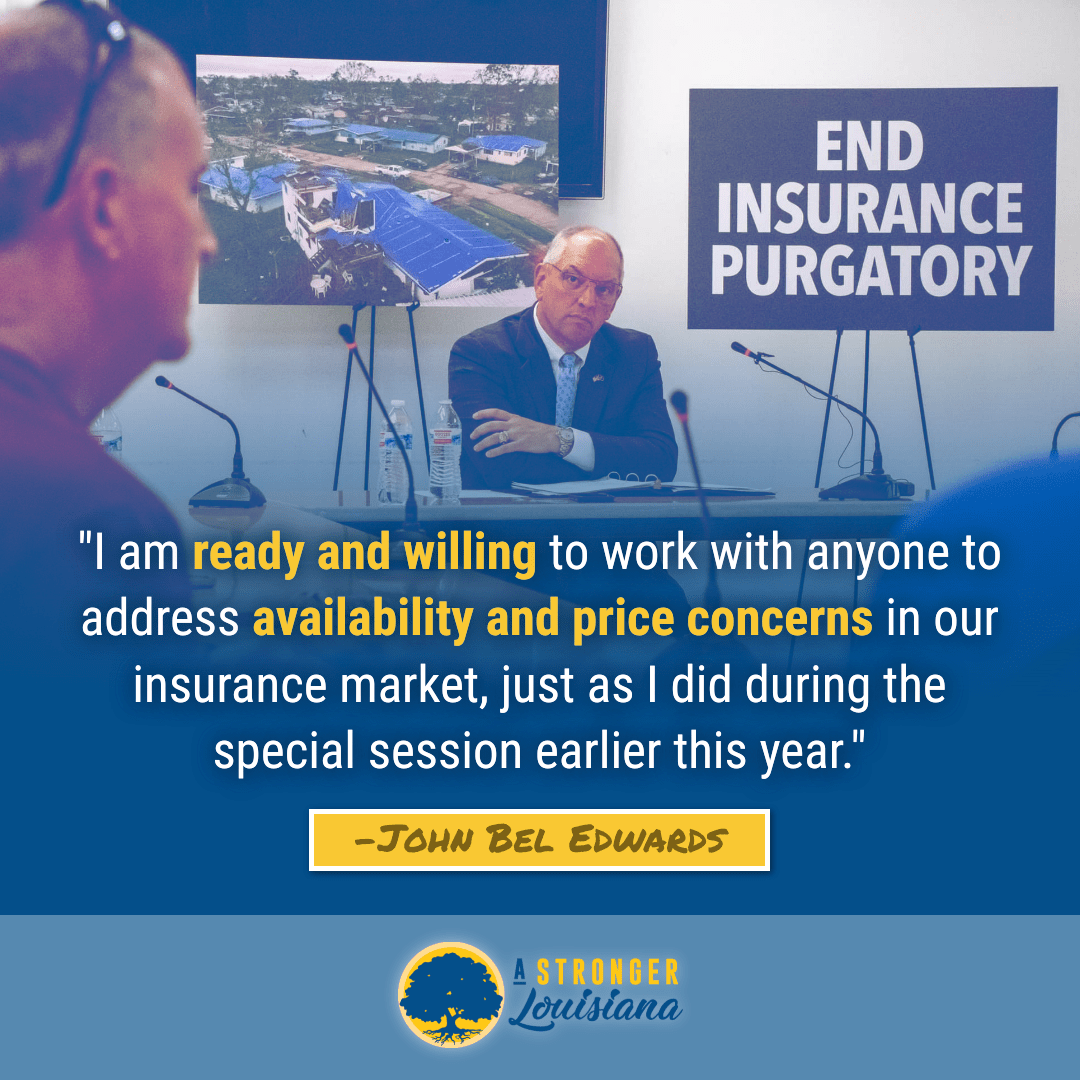 AStrongerLA's tweet photo. HB 287 gives insurance holders more transparency over their insurance policies. This legislation would make it harder for insurance companies to get away with modifying reports at hurricane victims’ expense.

@LouisianaGov is dedicated to addressing insurance purgatory.

#lalege https://t.co/1GuJizF16o