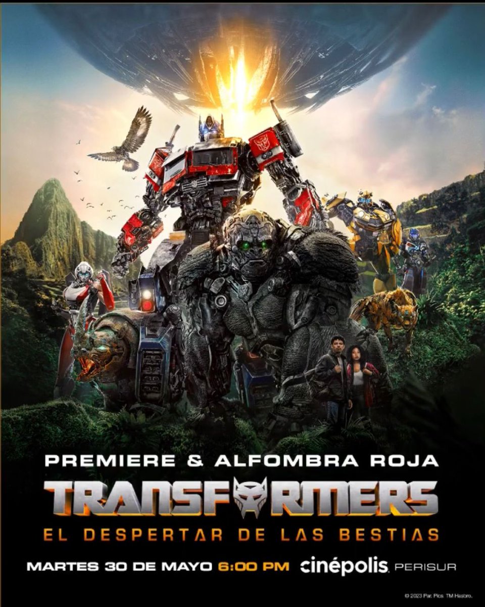 CitNius's tweet photo. En unas horas estaremos en vivo por facebook live CIT NIUS desde la alfombra roja de #Transformers
¡No sé lo pierdan!
#paramountmx #perisur @ParamountMexico https://t.co/kc8l4onsZP